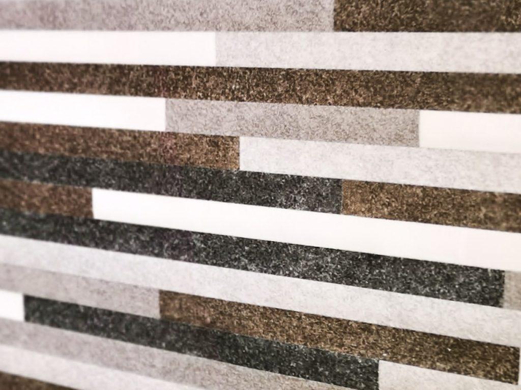 Mixed thin wall tiles at F.G Walton Plumbing Centre in Nottinghamshire